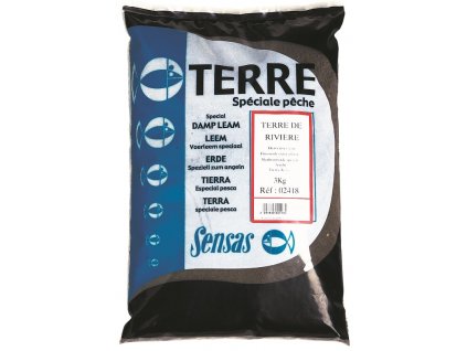 SENSAS Terre de Riviere (rieka) 3kg / Ťažká Hlina na rieku