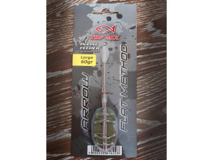 TOP MIX Arrow Flat method feeder - L 60g-na daleke hody