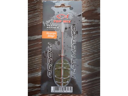 TOP MIX Arrow Flat method feeder - XL 30g- na daleke hody