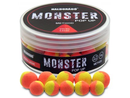 Haldorádó MONSTER Pop Up Method 9, 11 mm - Vörös Lazac - Červeny Losos