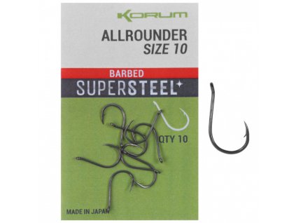 Hačik Korum Supersteel All Rounder Hooks Barbed