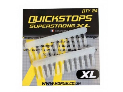 KORUM QUICKSTOPS STOPPER - XL CLEAR