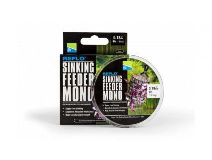 Silon Preston Reflo Sinking Feeder Mono 150m - 0,23mm