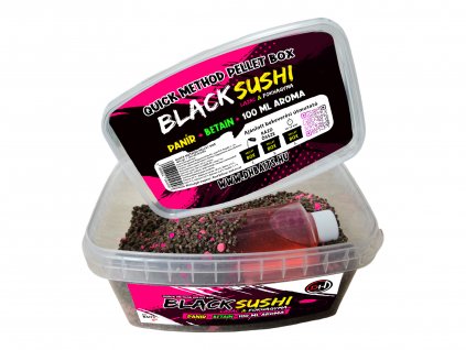 QUICK METHOD PELLET BOX BLACK SUSHI
