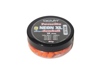 DOVIT FAVORITE DUMBELL NEON XL 12MM-HALIBUT/KRILL