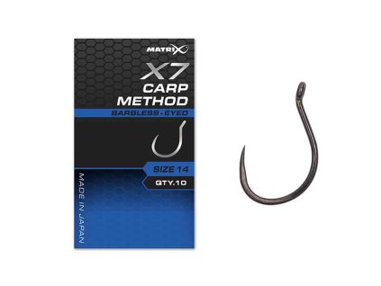 1 ghk189 191 matrix x7 carp method barbless eyed main