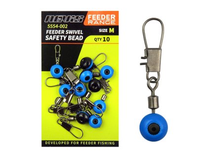 Nevis feeder Swivel FEEDER M - Obratlík s Karabinkou
