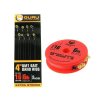 Guru Bait Bands QM1 Ready rig 15" 12háčik - 0,22mm silon