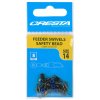 cresta feeder swivels with safety bead