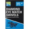 Obratlík Preston Diamond Eye Match Swivels Veľkosť 10