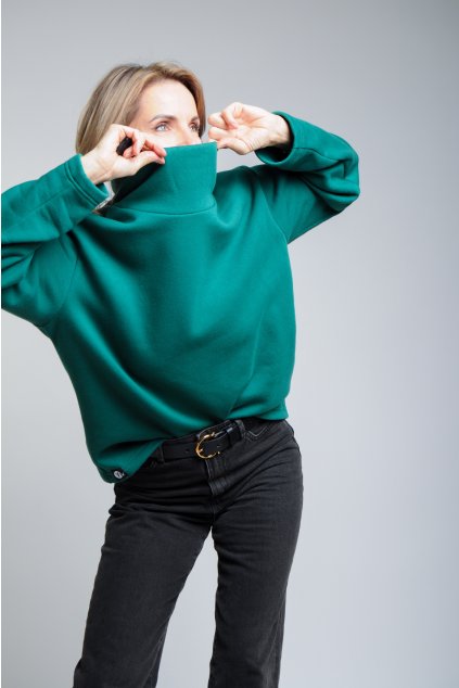 Mikina COMFY zelená