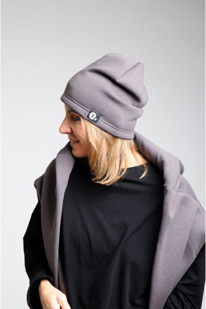 Čepice LIGHT šedohnědá