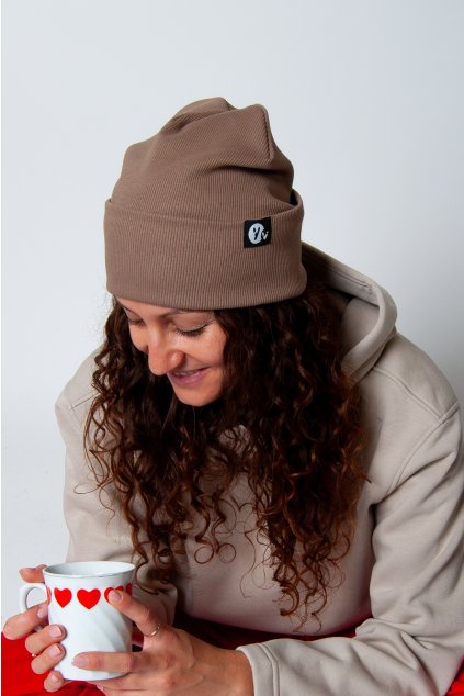 Čepice FALL hnědá