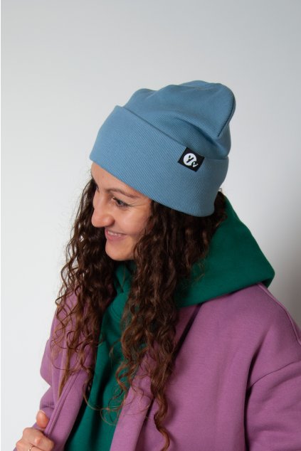 čepice FALL světle modrá