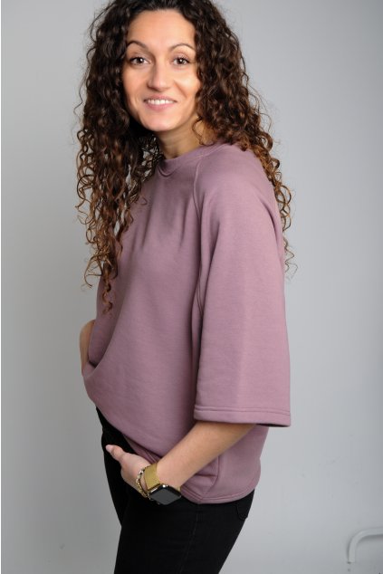 Mikina VERU smoke lilac