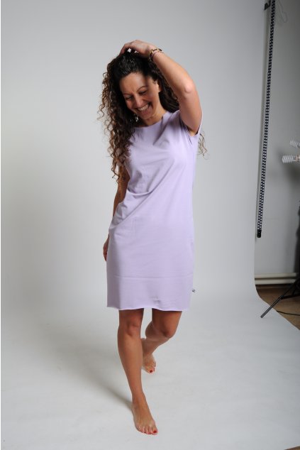 Šaty BASIC lila