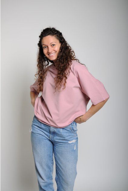 Tričko BEST starorůžová