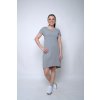 Šaty BASIC šedý melír