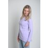 Tričko BASIC dlouhý rukáv lila