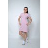 Šaty BASIC světle růžová