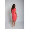 Šaty BASIC korálová