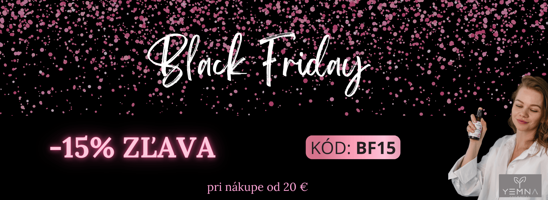 Blacka friday zľava 15% kód BF15