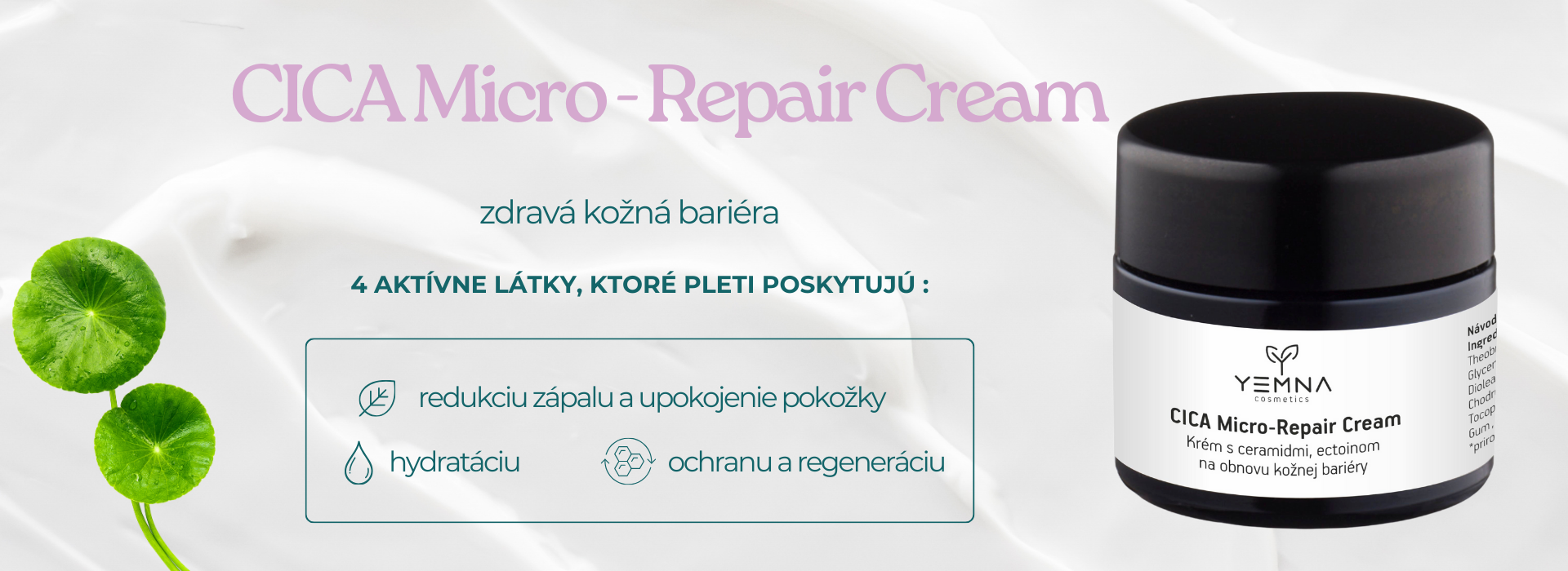 Výživný krém vhodný ako denná alebo nočná starostlivosť.