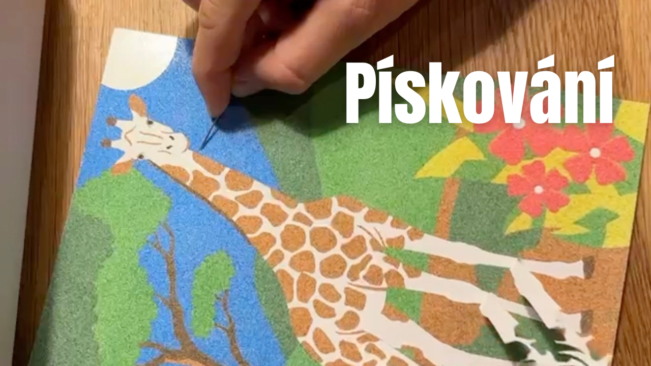 Obrázky z barevného písku