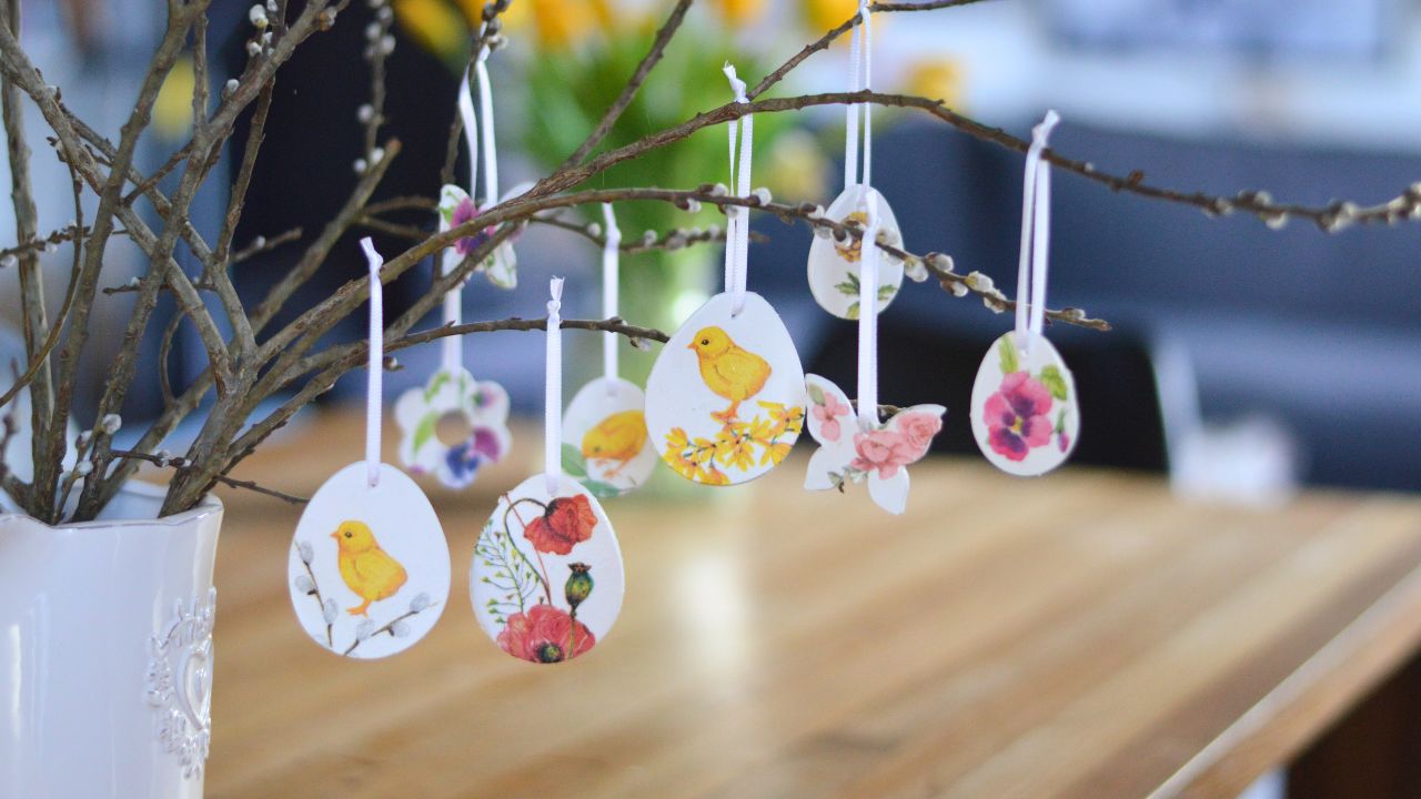 Video návod: Velikonoční ozdoby pomocí ubrouskové techniky