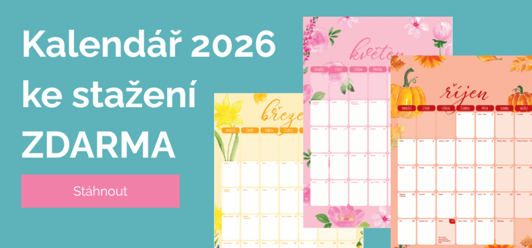 Kalendář zdarma