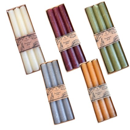 6 ks svíček na adventní věnec