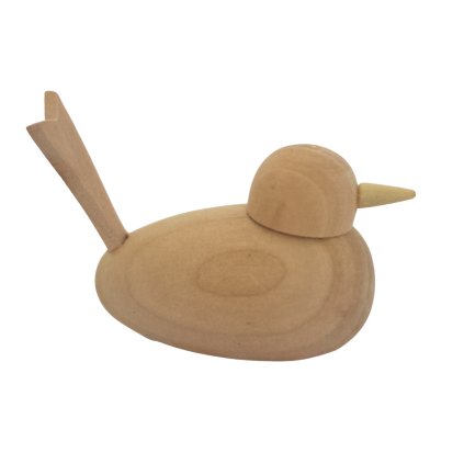 Dřevěný ptáček k pomalování