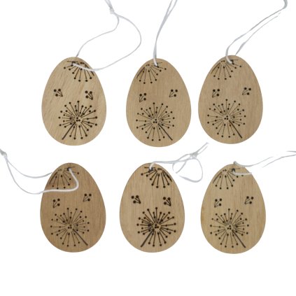 Dřevěná vajíčka k pomalování