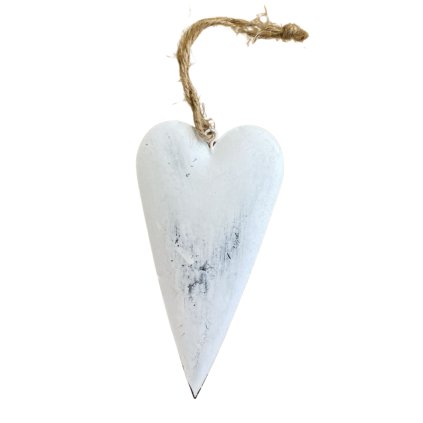 Plechové srdíčko k zavěšení