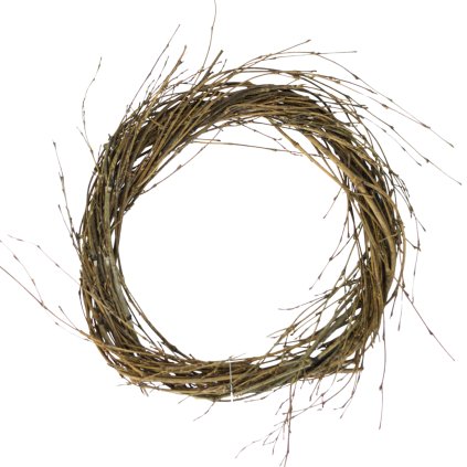 Věneček z proutí, 25 cm