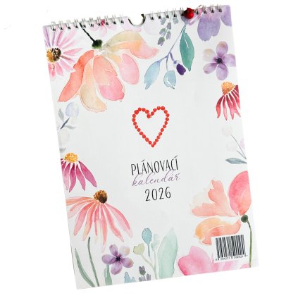 Nástěnný kalendář A4 pro rok 2026
