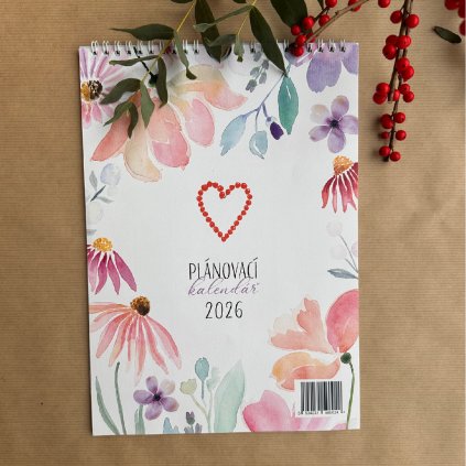 Nástěnný kalendář A4 pro rok 2026