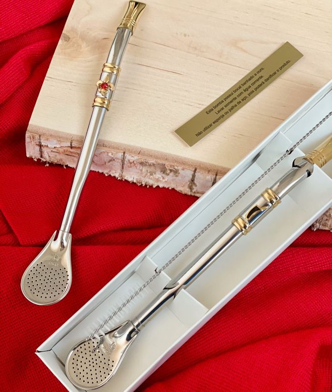 Beautiful 21 cm bombilla Bortonaggio designed for those who appreciate quality 🌿🧉 Elegant details, durable steel and a...