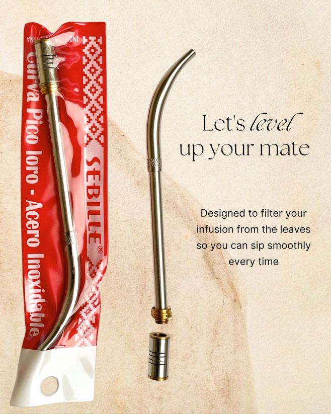 Drink mate like a Pro 😎🧉 ✔️ Made in Argentina ✔️ Food-grade stainless steel ✔️ Length: 20 cm ____________ #bombilla...