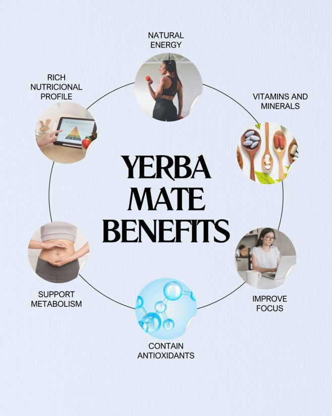 The power of Yerba Mate ⚡🌿 Natural energy, sharper focus, rich antioxidants, and metabolism support - all in one cup. It...
