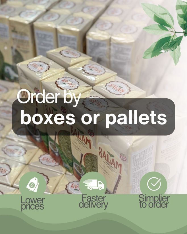 Faster, easier and more affordable ✅🚀 Order by BOXES or PALLETS - no more clicking and ordering products piece by piece....