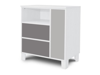 Komoda Faktum Holly Grey (Barva bílé, Typ komody)