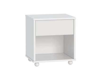 Noční stolek Faktum Alda Ice Glossy (Šířka 46, Výška 50, Hloubka 39)