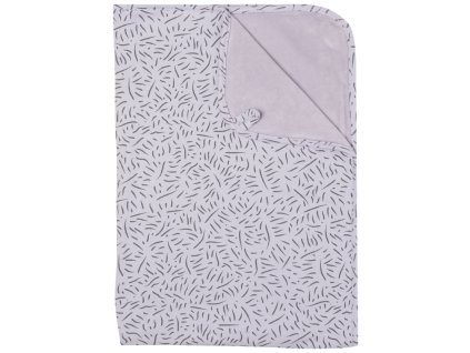 Bebe-Jou Multifunkční pléd Bébé-Jou Fabulous Zebra (Barva levandulová, Vzor Fabulous - Zebra)