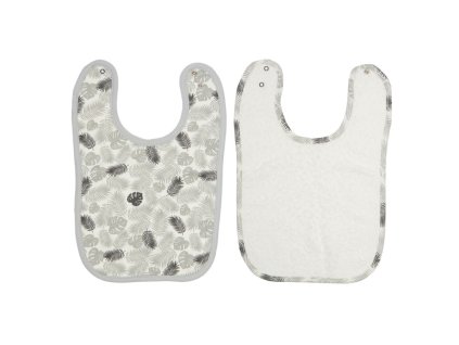 Bebe-Jou Bryndáčky Bébé-Jou Fabulous Jungle 2ks (Materiál 80% bavlna, 20% polyester, Vzor Fabulous Jungle, Zapínání baby patent)