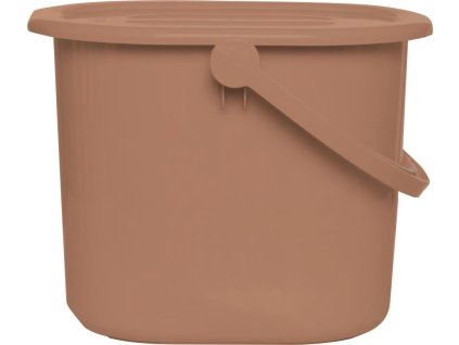 Bebe-Jou Kyblík na pleny s víkem Bébé-Jou Copper (Barva cihlově červené, Vzor Cooper, Druh kyblíky)