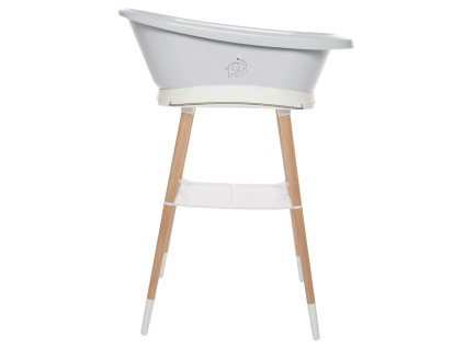 Bebe-Jou Sada vaničky Sense Ollie a stojanu Sense White (Barva šedé, Vzor Ollie, Druh koupací sada)