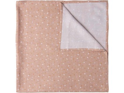 Mušelínová plenka 110x110 cm Luma Half Moon (Vzor Half Moon, Typ čtvercové, Druh látkové)