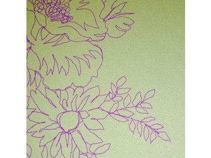 25185 3 smesova tkanina bezova s fialovymi kvety