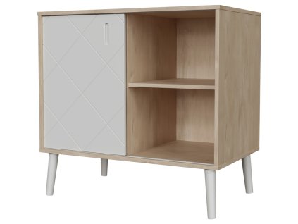 Komoda Faktum Peak Natural (Barva bílý lak, Typ komody)